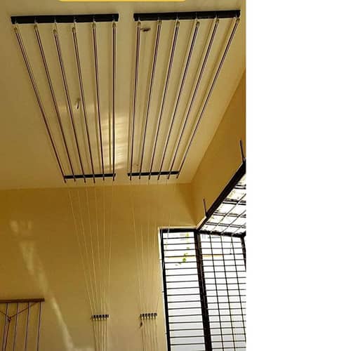 Dry Cloth Ceiling Hanging System 3 ROD 72"