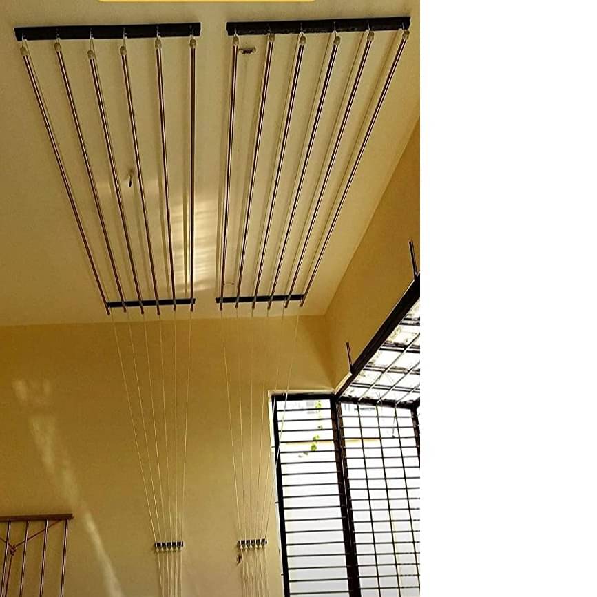 Dry Cloth Ceiling Hanging System 4 Rod 48"