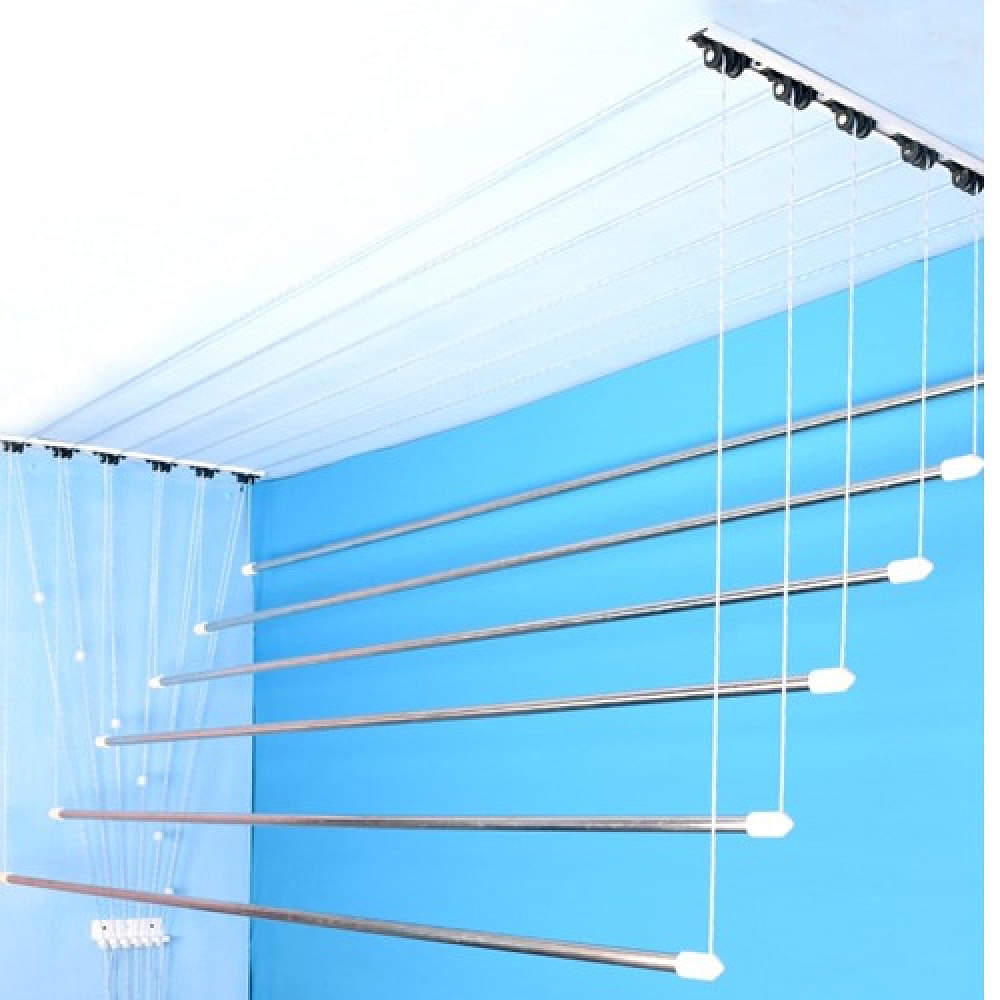 Dry Cloth Ceiling Hanging System 4 Rod 96" - photo