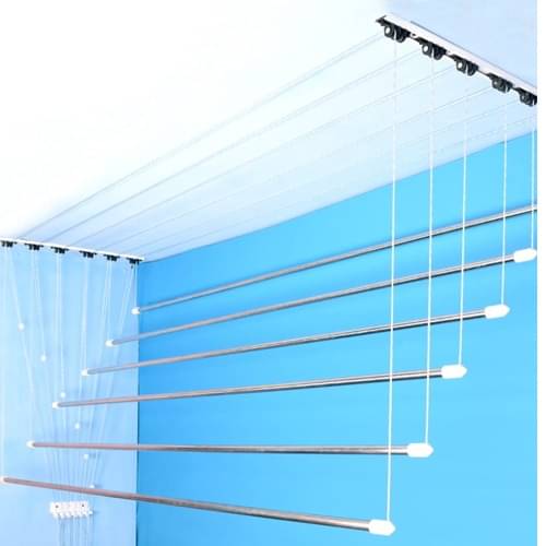 Dry Cloth Ceiling Hanging System 4 Rod 96"