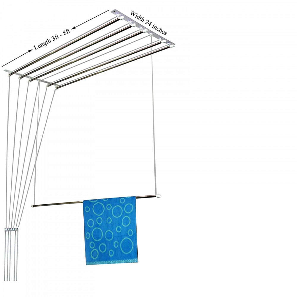 Dry Cloth Ceiling Hanging System 5 Rod 48" - photo