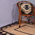 3X5 Feet Natural Jute Scalloped Rug Bedside Rectangle Rug - rear_view