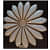 Brighton Dual Color Flower Wall Light - front_view