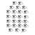 Metro Multipurpose Door Lock - Pack of 24 pcs - front_view
