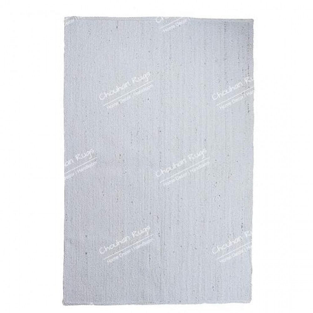 3x5 Feet Hand Braided Square Jute Rug Area Square Rug - photo