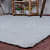3x5 Feet Hand Braided Square Jute Rug Area Square Rug - right_view