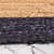3x5 Feet Handmade Square Jute Rug with Blue Border - bottom_view