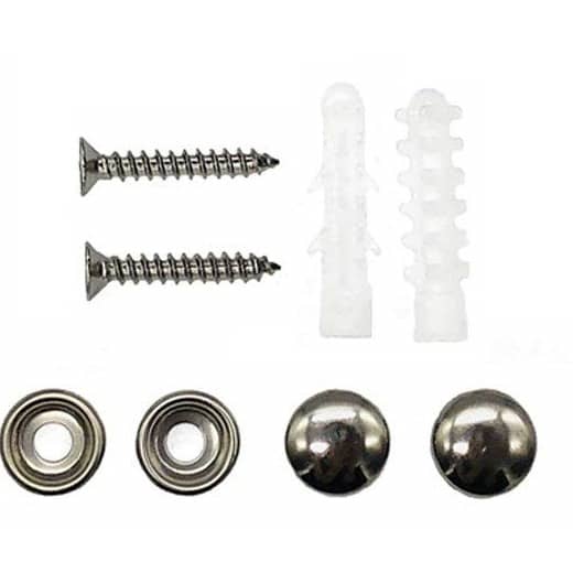 Wall Mounted Single Broom Holder (2 pcs) (Orange)