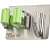 Wall Mounted  Broom Holder (Pack of 3, Green) - top_view