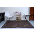 3x5 Brown Color Jute Rug for Home and Living Decor - right_view