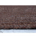 3x5 Brown Color Jute Rug for Home and Living Decor - bottom_view