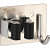 Wall Mounted Single Magic Mop  (Silver-Black OF 6 pcs) - front_view