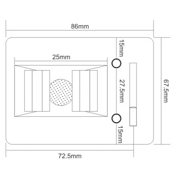 Wall Mounted  Broom Holder (Pack of 3, Green)