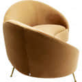 Chagrin Velvet Chaise Lounge In Beige - front_view