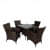 Outdoor Square Shape Dinning Table Set (4+1) - photo