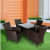 Outdoor Square Shape Dinning Table Set (4+1) - front_view