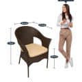 Outdoor/Indoor Wicker Chair - front_view