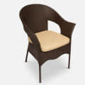 Outdoor/Indoor Wicker Chair - top_view