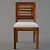 Maple Finish Sheesham Wooden Round Dining Table Set - left_view