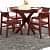 Pure Sheesham Wooden Dining Table Set - top_view