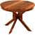 Pure Sheesham Wooden Dining Table Set - left_view