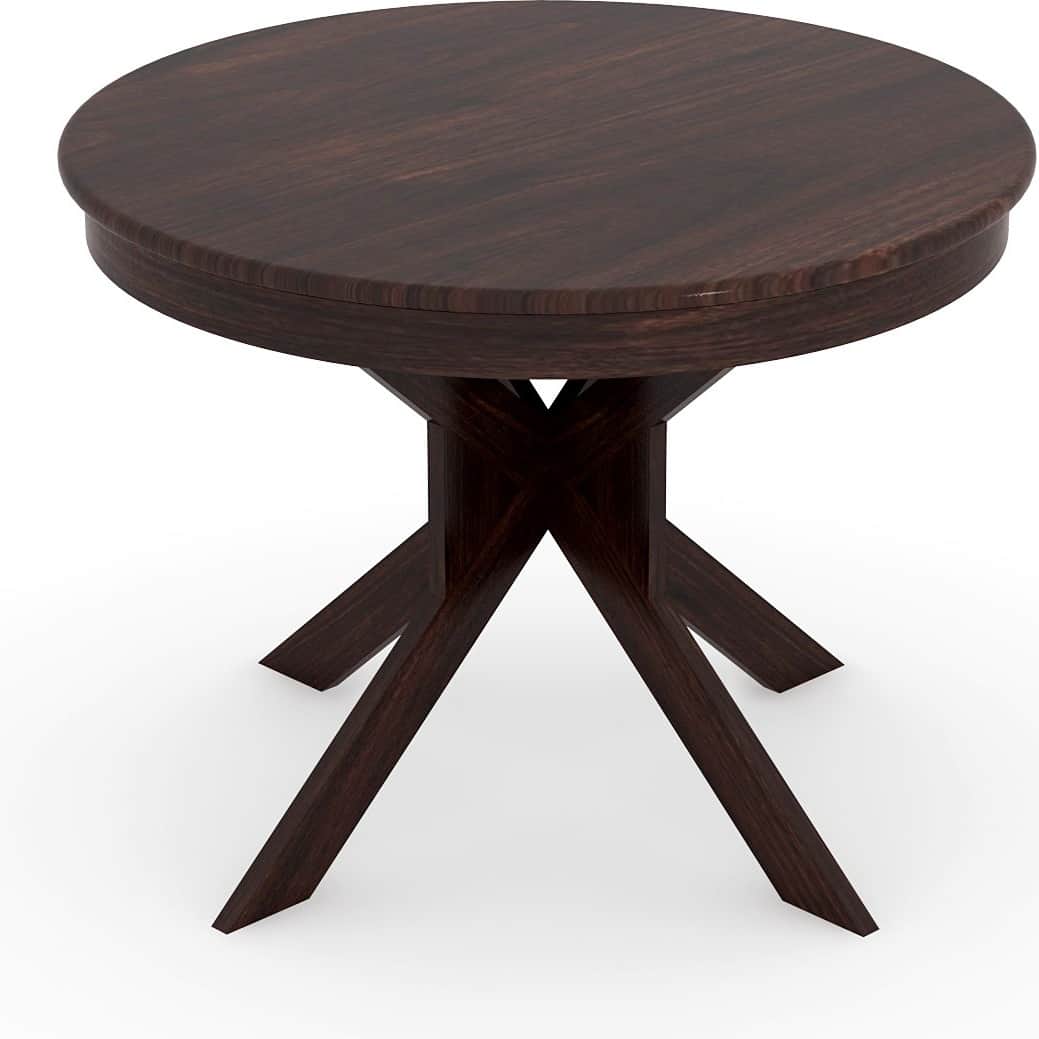 Pure Sheesham Wooden Dining Table Set - bottom_view