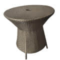 Garden Chair Set 4+1 (Golden Color) - rear_view