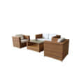 4 Seater Wicker Sofa Set With Table - right_view