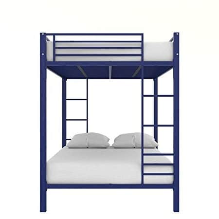 Crater Metal Bunk Bed (Blue) - rear_view