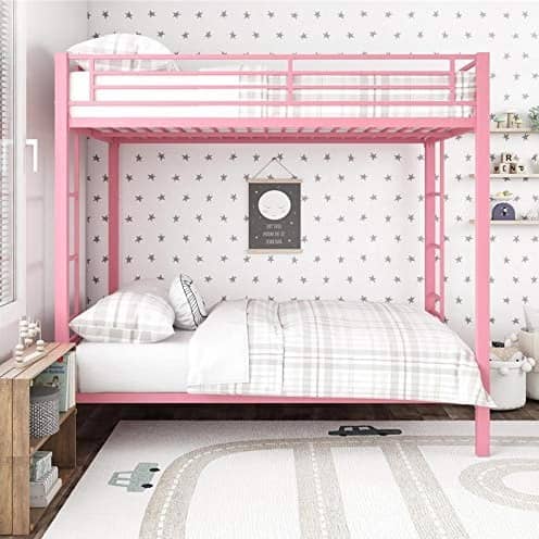 Crater Metal Bunk Bed (Pink)