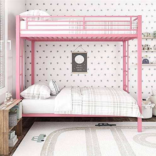 Crater Metal Bunk Bed (Pink)