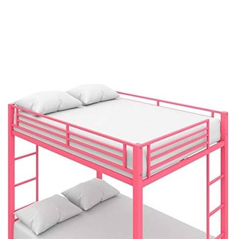 Crater Metal Bunk Bed (Pink)