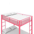 Crater Metal Bunk Bed (Pink) - top_view
