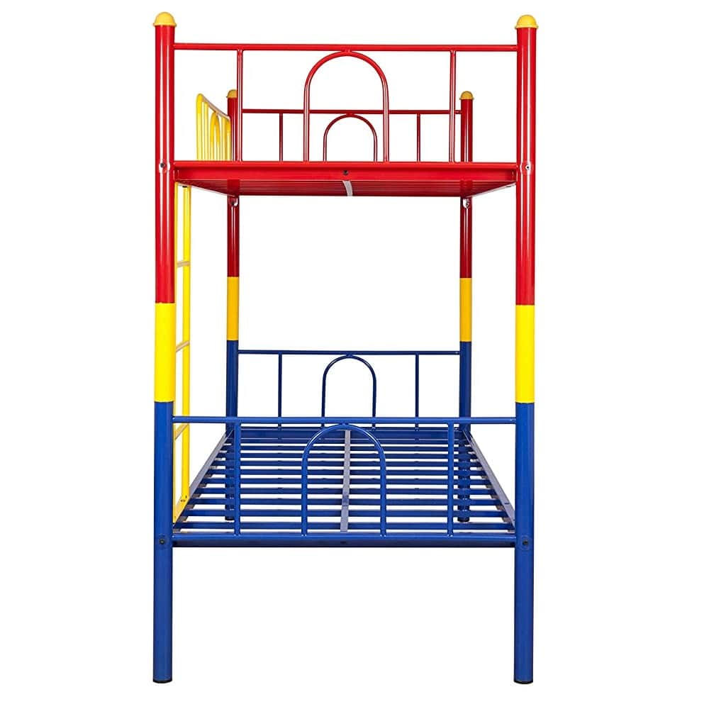 Crater Metal Bunk Bed In Multicolor - left_view