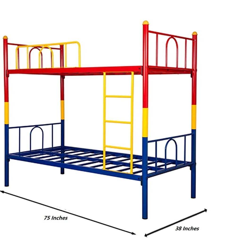 Crater Metal Bunk Bed In Multicolor