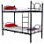 2 Tier Metal Bunk Bed - front_view