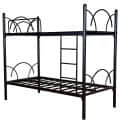 2 Tier Metal Bunk Bed - left_view