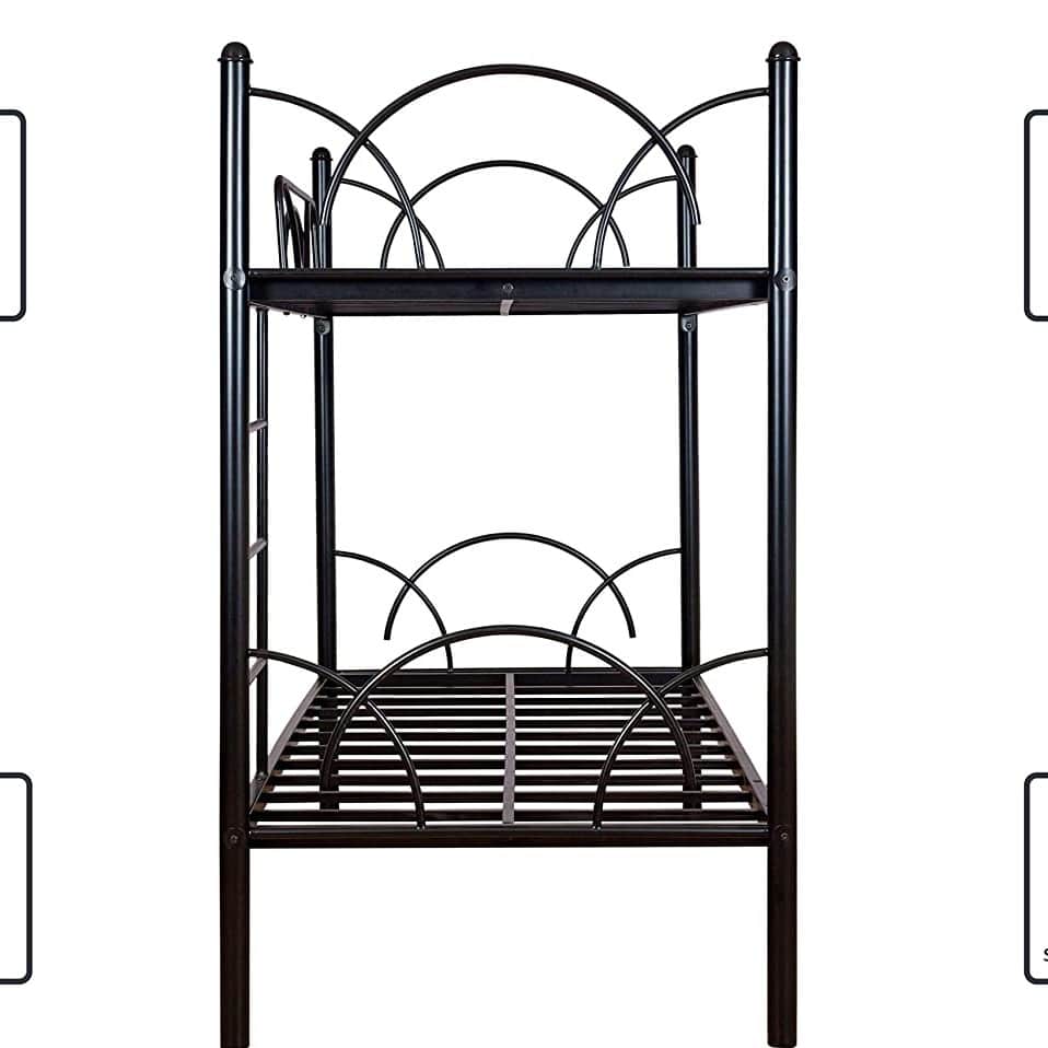 2 Tier Metal Bunk Bed - right_view