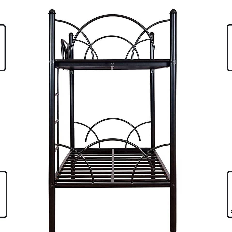 2 Tier Metal Bunk Bed