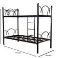 2 Tier Metal Bunk Bed - bottom_view