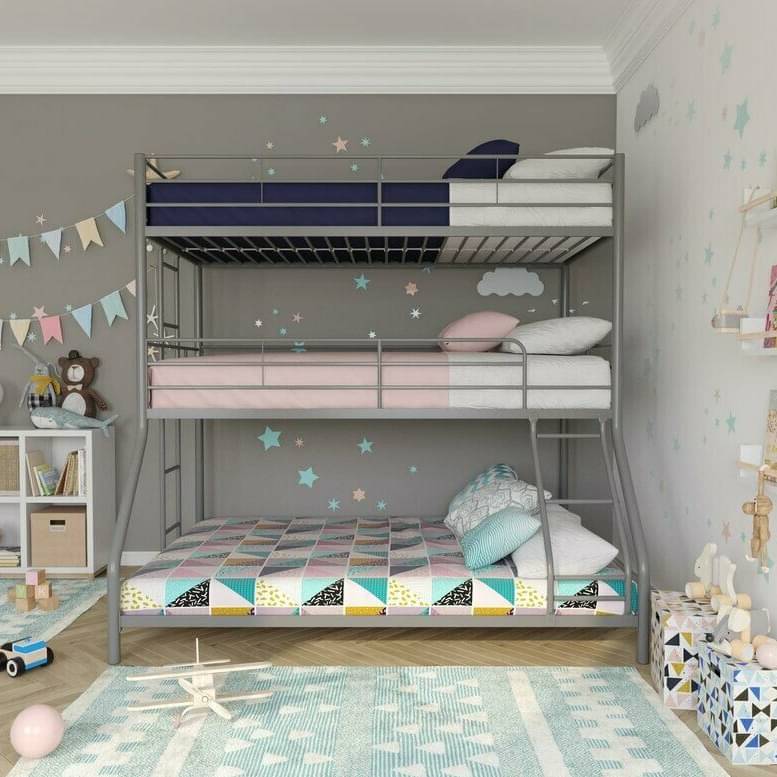 Silver Triyo Bunk Bed