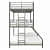 Silver Triyo Bunk Bed - bottom_view