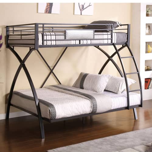 Classic X Shape Design Bunk Bed