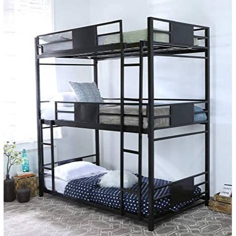 Blakiyo3 Tier Bunk Bed (Black)