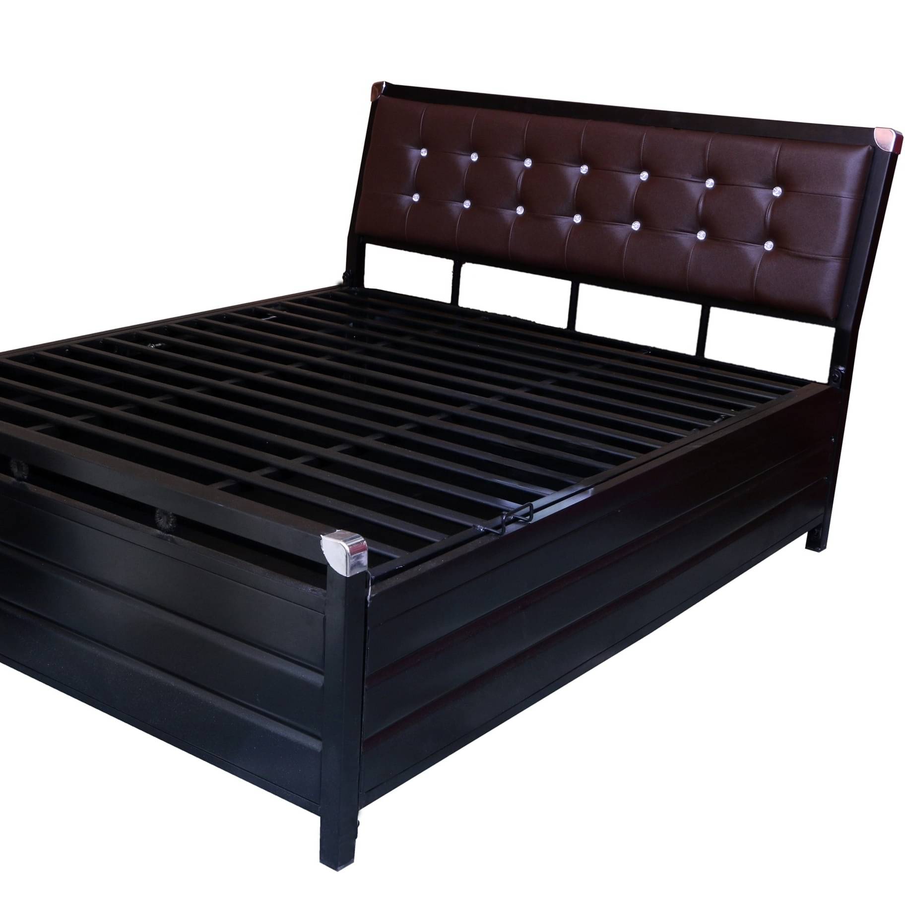 Patimo Metal Bed With Hydraulic Storage