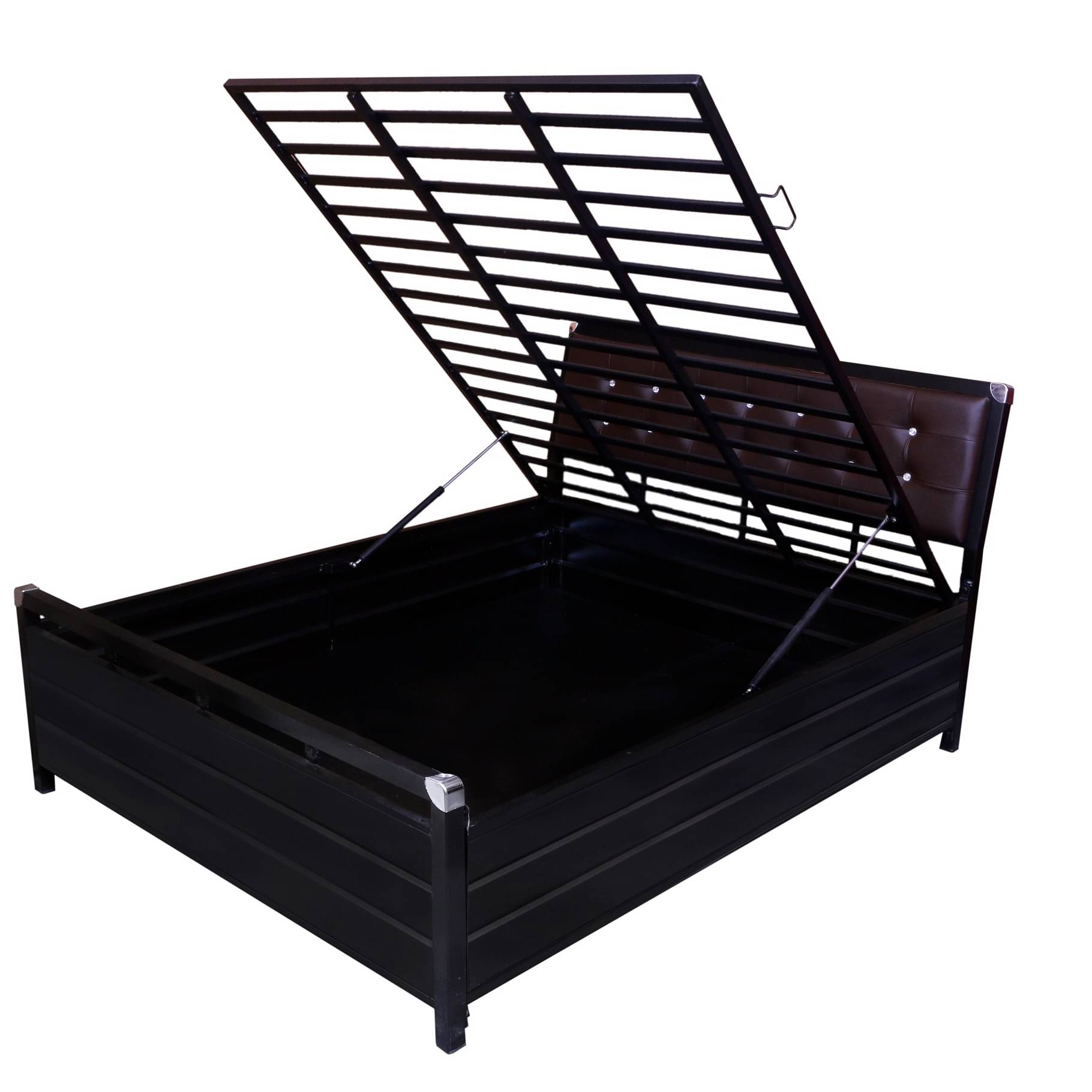 Patimo Metal Bed With Hydraulic Storage