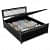 Carbon Metal Bed With Hydraulic Storage - rear_view