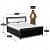 Carbin Metal Bed With Hydraulic Storage - left_view