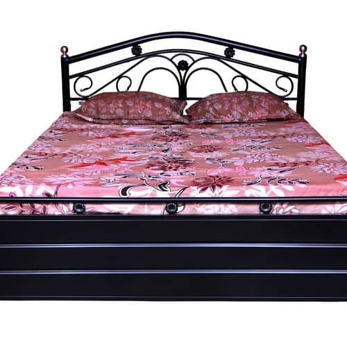 Castriyo Metal Bed With Hydraulic Storage