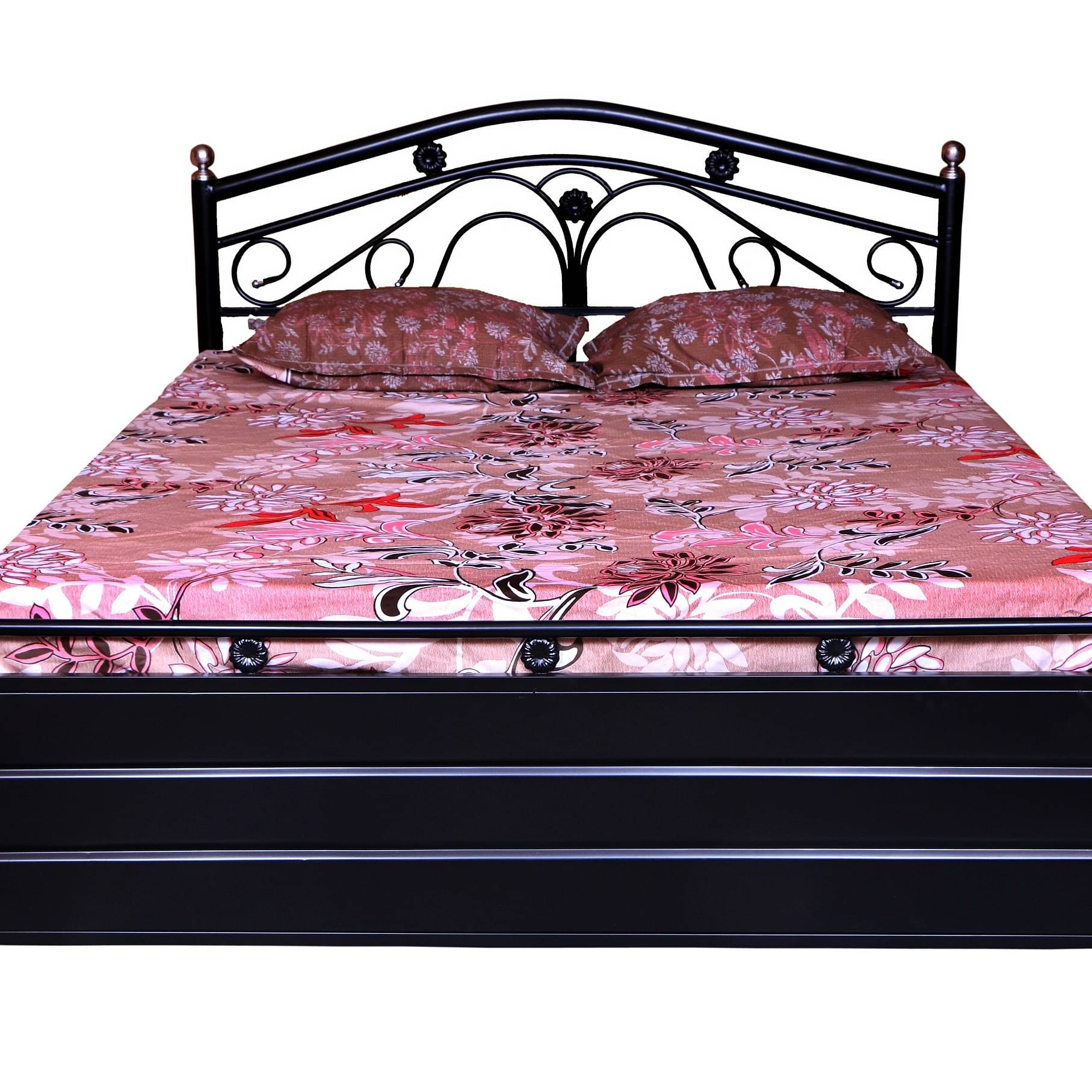 Castriyo Metal Bed With Hydraulic Storage